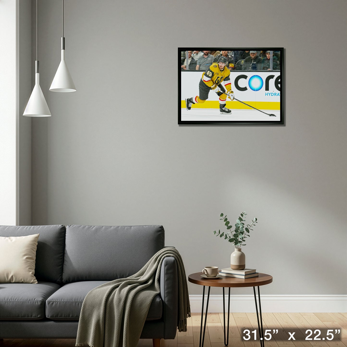 Ivan Barbashev 20x29 Framed Canvas Vegas Golden Knights