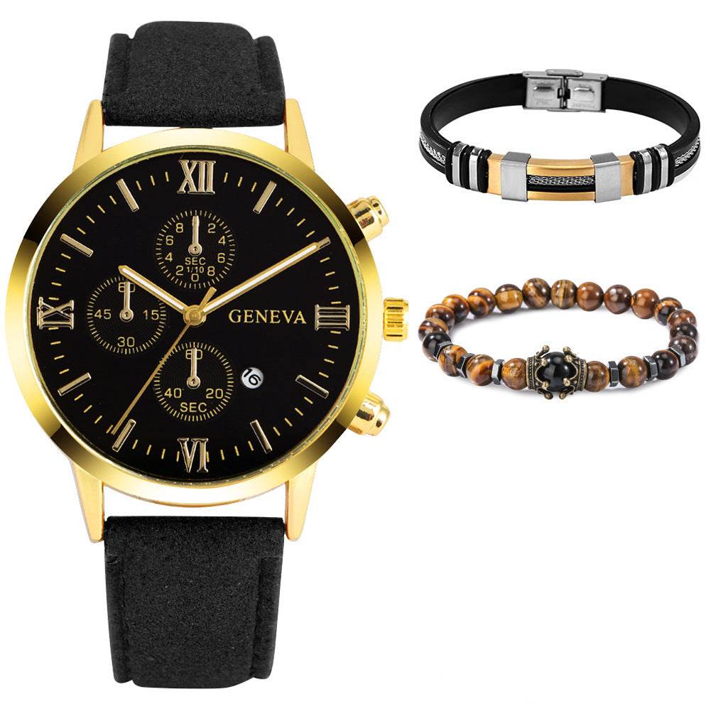 Watch Stainless Steel Bracelet Beaded Suit - Velora