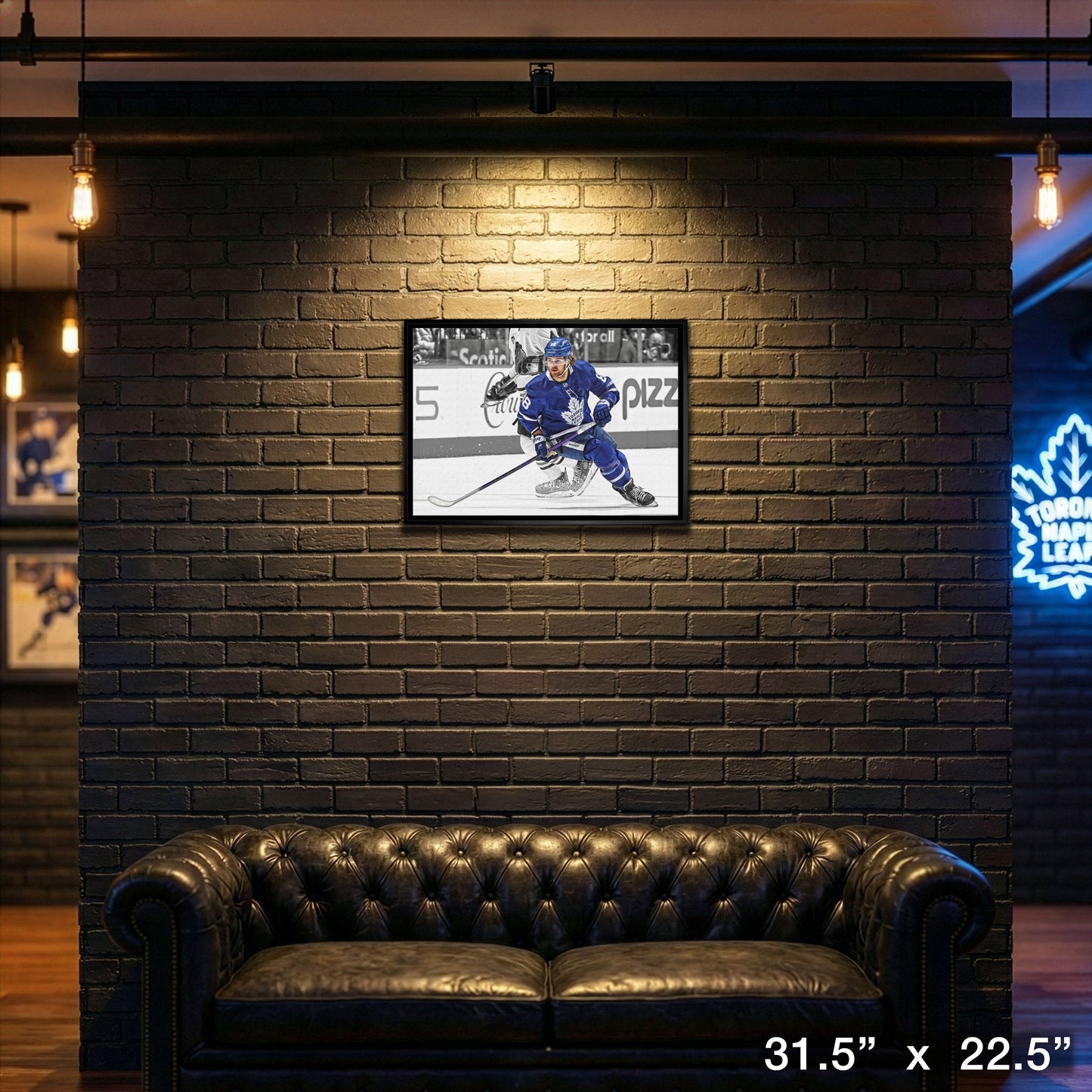 William Nylander Toronto Maple Leafs Framed 20x29 Spotlight Canvas