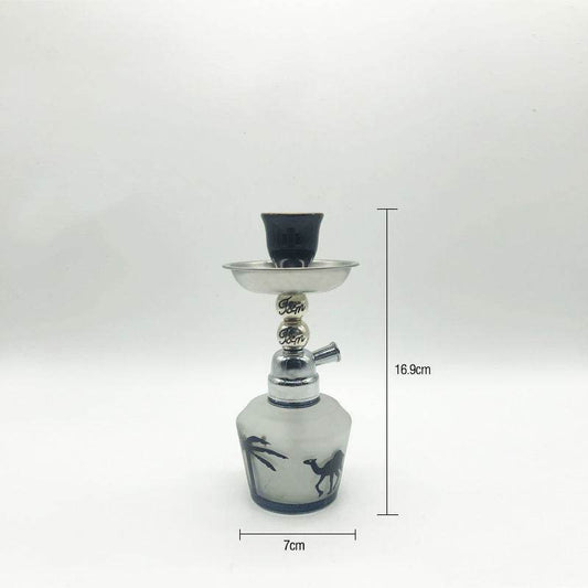 Mini Hookah Single Tube Glass Set - Velora