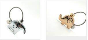 LOVE & FRIENDSHIP ELEPHANT KEYCHAINS - Velora