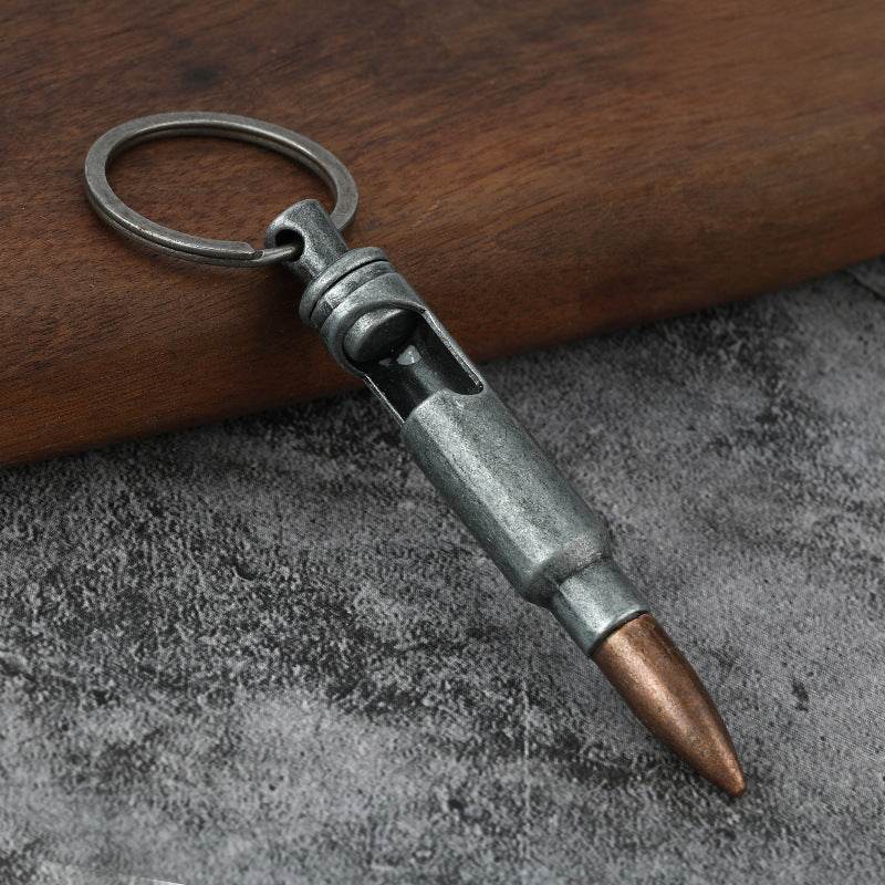 Metal Keychains Bullet Bottle Opener Creative Pendant - Velora