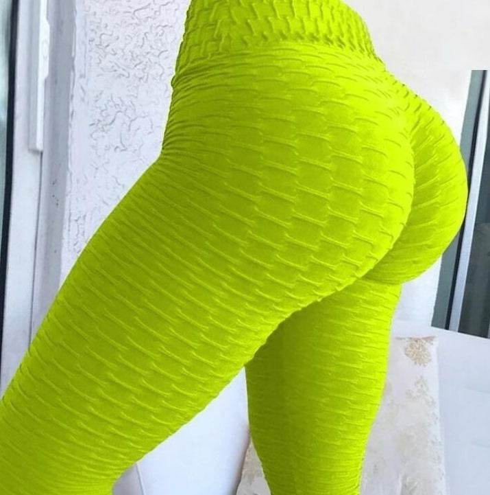 Booty Lifting Anti Cellulite Scrunch Leggings Without Pocket - Velora