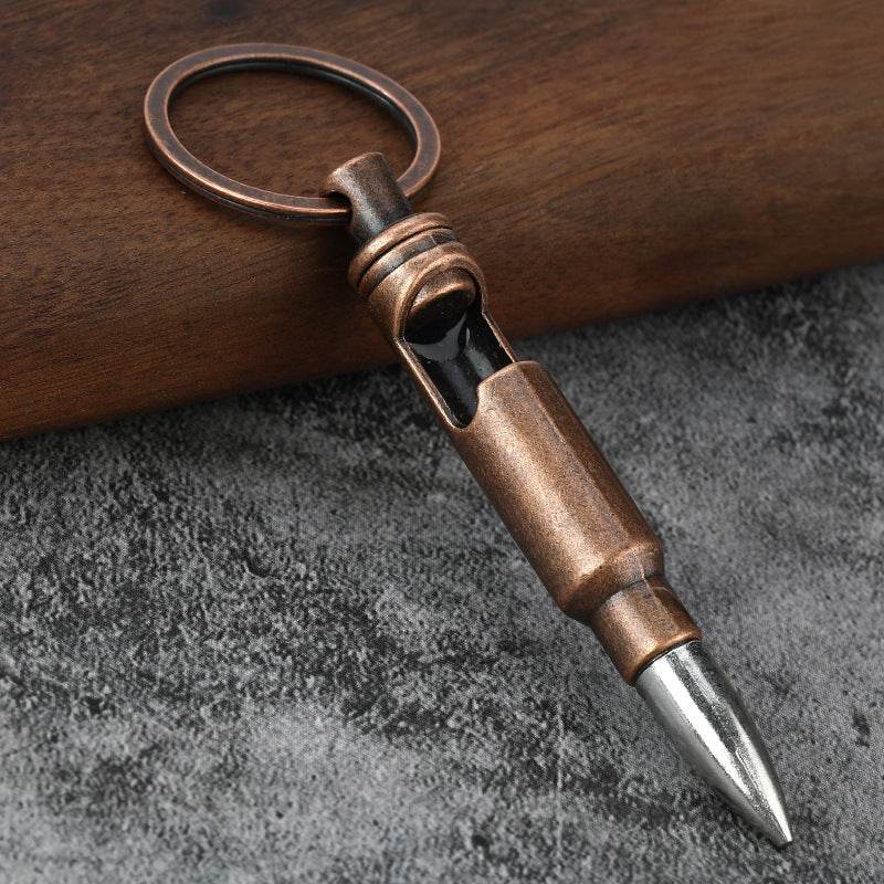 Metal Keychains Bullet Bottle Opener Creative Pendant - Velora