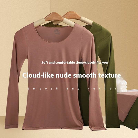 Hyaluronic Acid Moisturizing Warm Long Sleeves Trousers Heating And Warm-keeping Suit Women - Velora