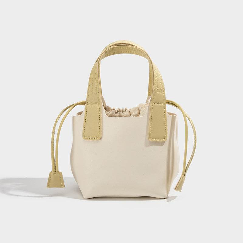 Trendy Luxury Light Luxury Niche Basket Bucket Bag - Velora