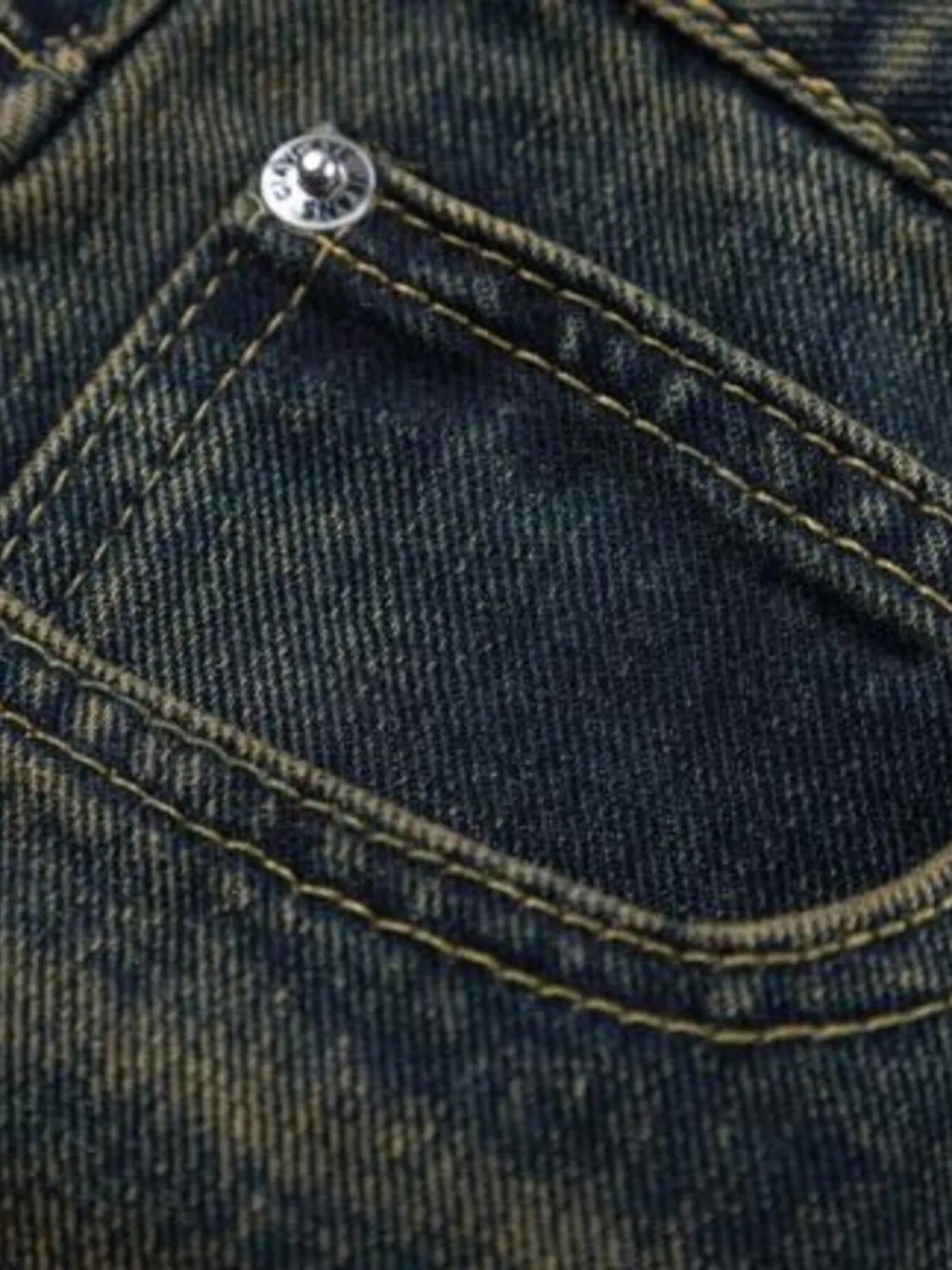 Men's Full Size Vintage Wash Bootcut Denim Jeans Plus Size - Velora