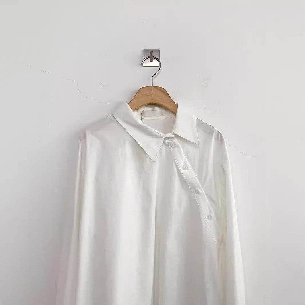 Professional Office Business Long sleeve cotton work shirt for women - Velora