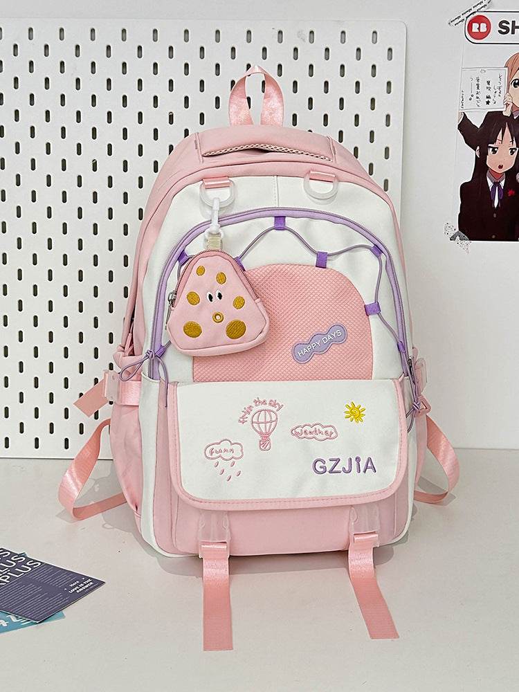 Contrast Colour School Bag β Spacious & Easy Carry - Velora