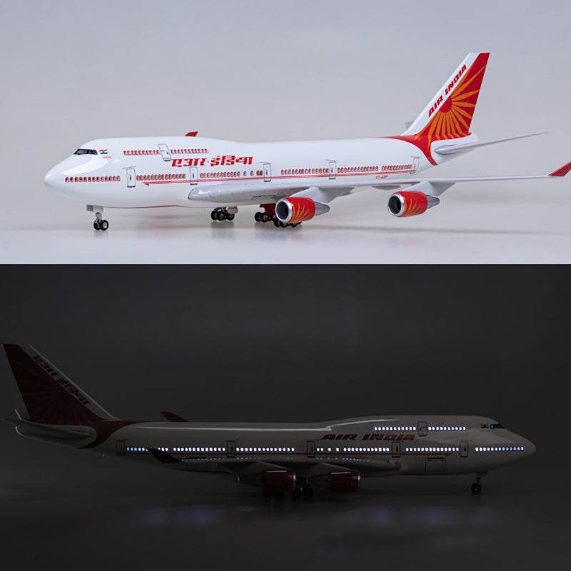 Air India Model Simulation Decoration On Wheelswith Light - Velora