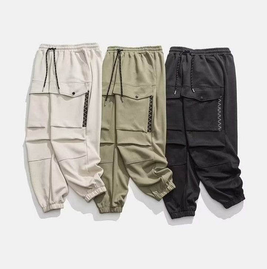 Retro Loose Tappered Men's Overalls Baggy Cargo Pant - Velora