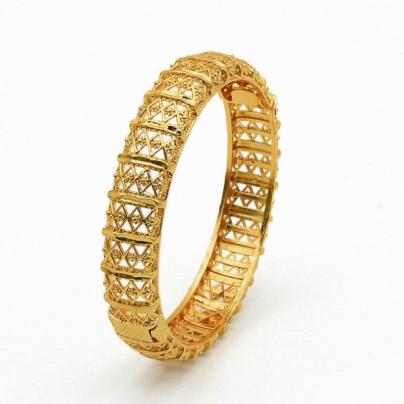 India Nigeria Women's Wedding Sand Gold Bracelet - Velora