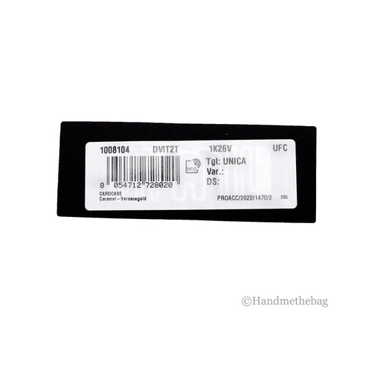 Versace Caramel Leather Multi-Card Key Wallet