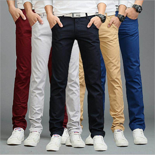 Slim fit straight leg Trouser Casual for Men's