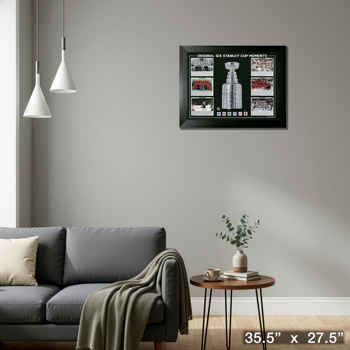 Original Six Stanley Cup Moments Frame