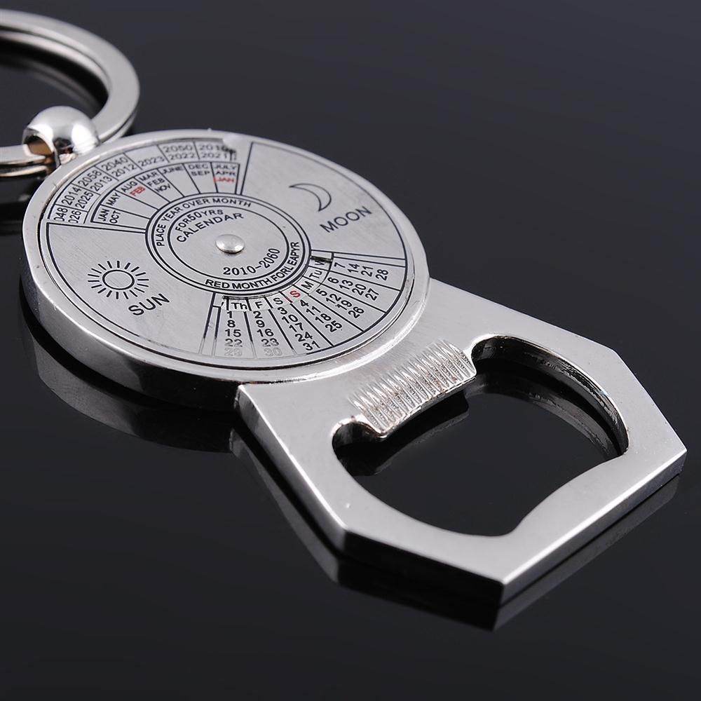 Men's And Women's Fashion Simple Perpetual Calendar Keychain - Velora