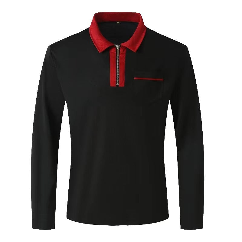 2024 Autumn Mens Long Sleeve Zipper Polo Shirts https://like2b-uy