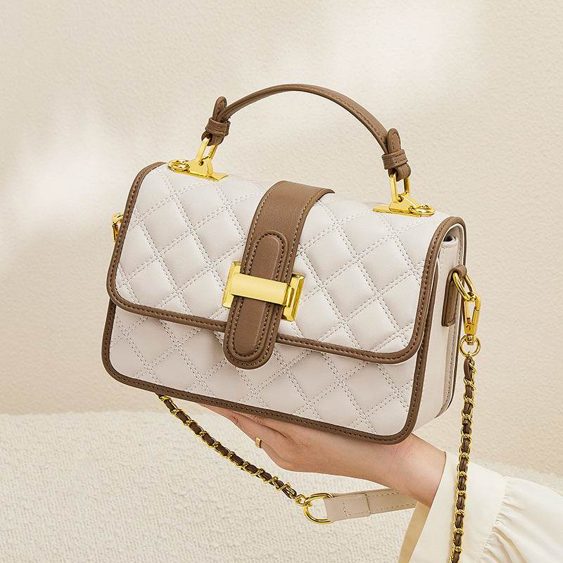 Crossbody Autumn Affordable Luxury Fashion Real Cowhide Small Handbag - Velora
