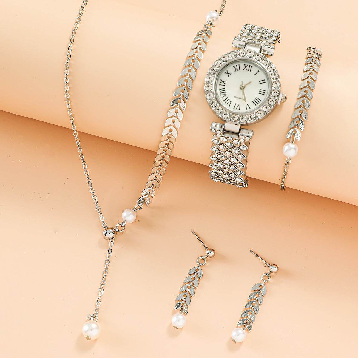 Diamond Women Watches Luxury Fashion Rhinestone Quartz Bracelet Wrist Watch For Women - Velora
