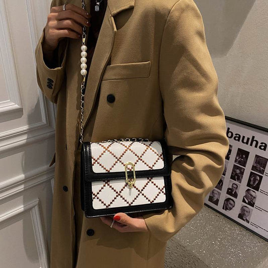 Women Shoulder Chain Mini Crossbody Square Bag - Velora