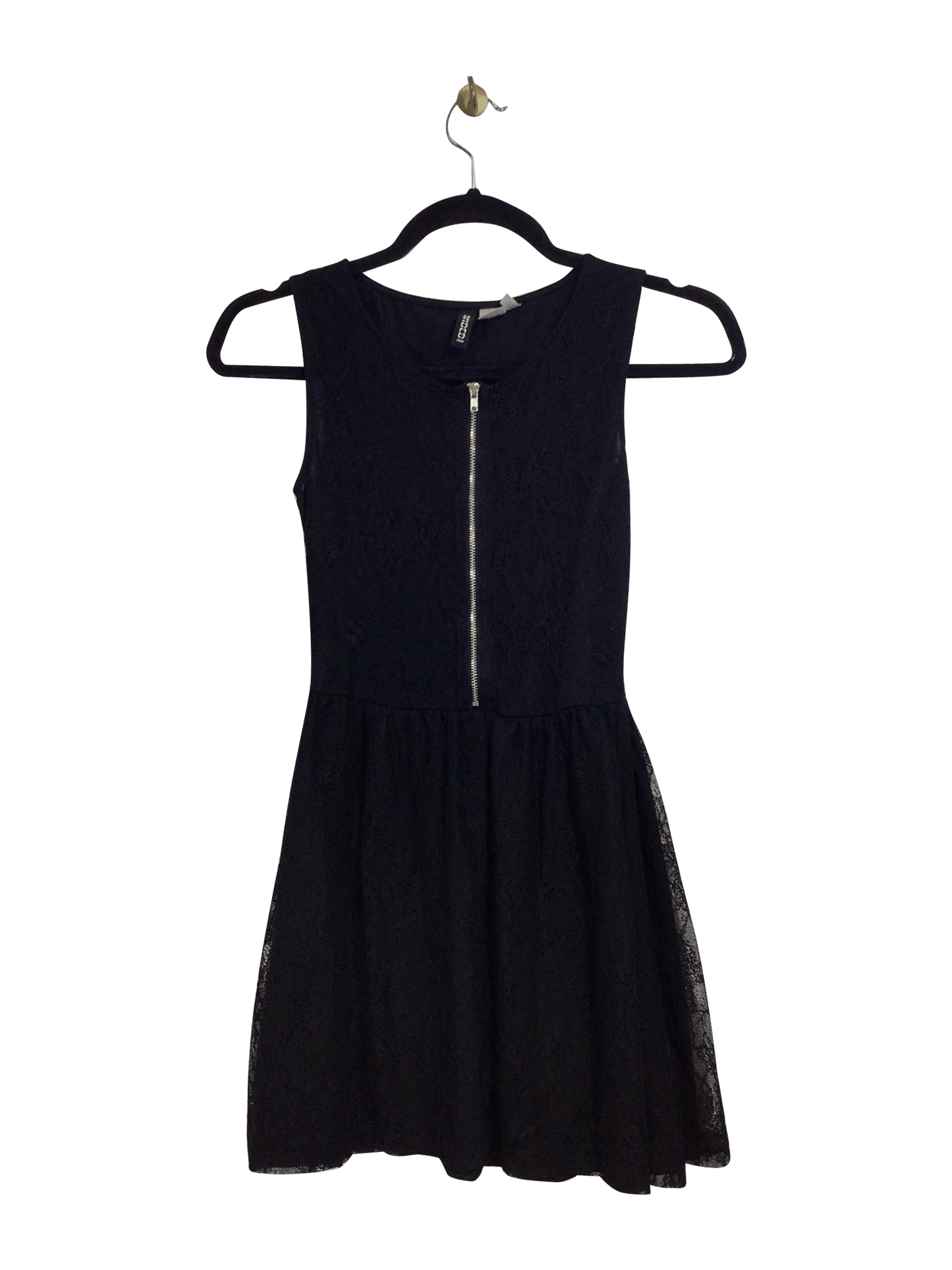 H&M Regular fit Shift Dress in Black - XS - Velora