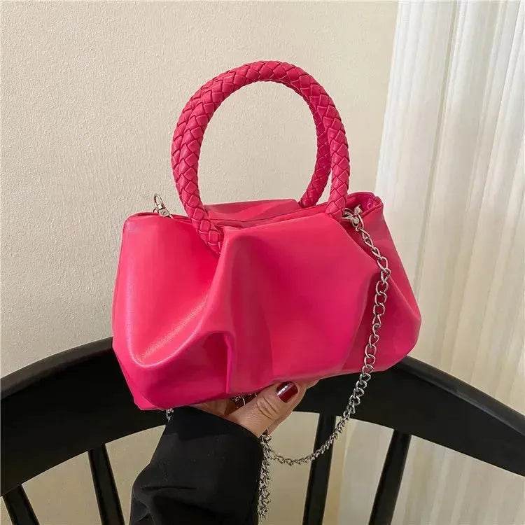 Portable Fashion Cloud Underarm Handbag Chain Crossbody Bag - Velora