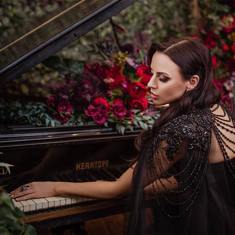 Black Evening Gown Daily Style - Velora