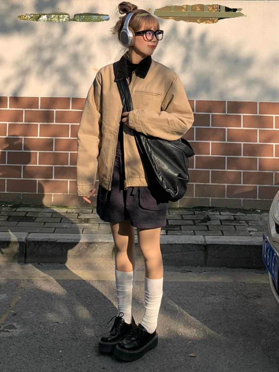 Korean Version Versatile Slimming Lapel Jacket - Velora