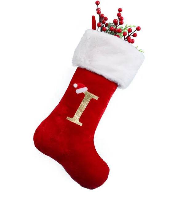 Christmas Letter Christmas Stockings Decorative Pendant - Velora