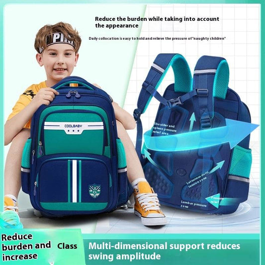 Primary School Backpack – Grades 1–6, Waterproof & Large - Velora