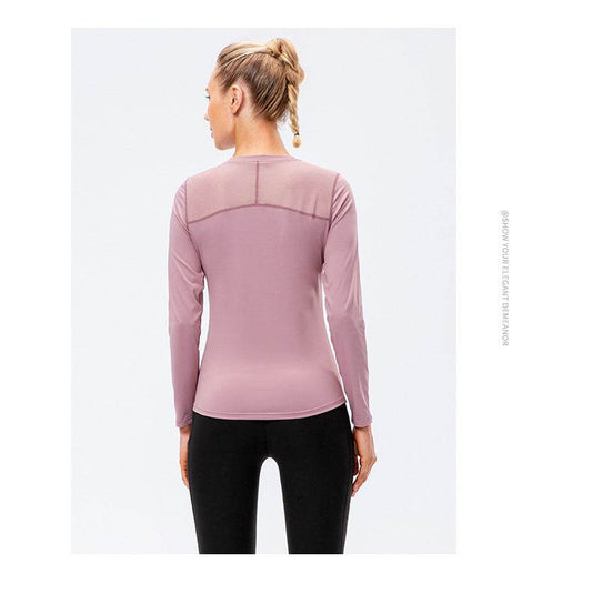 Quick Drying Breathable Long Sleeve Yoga Workout Gym T-shirt for women - Velora