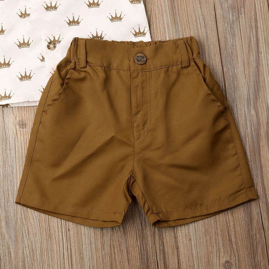 Summer boy T-shirt Shorts Kids Sets - Velora