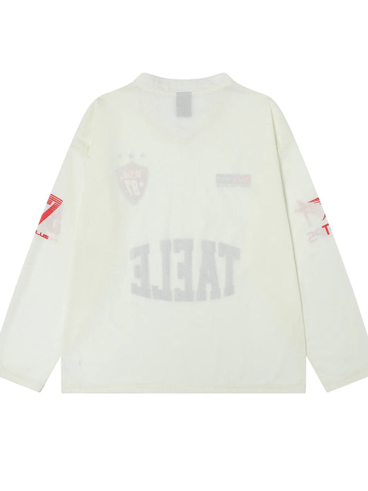 Men's Letter Long Sleeve T-Shirt - Velora