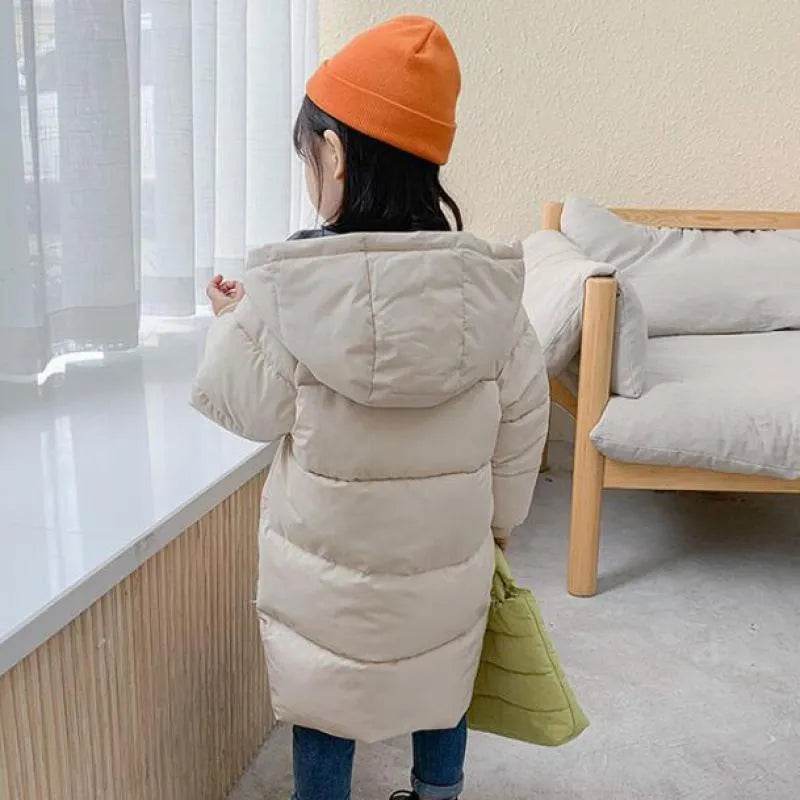 Children Winter Puffer Hoodie Windproof Jacket kids - Velora