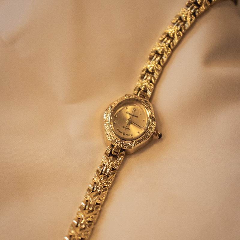 Gilding Copper Strips Middle Ancient Watch - Velora