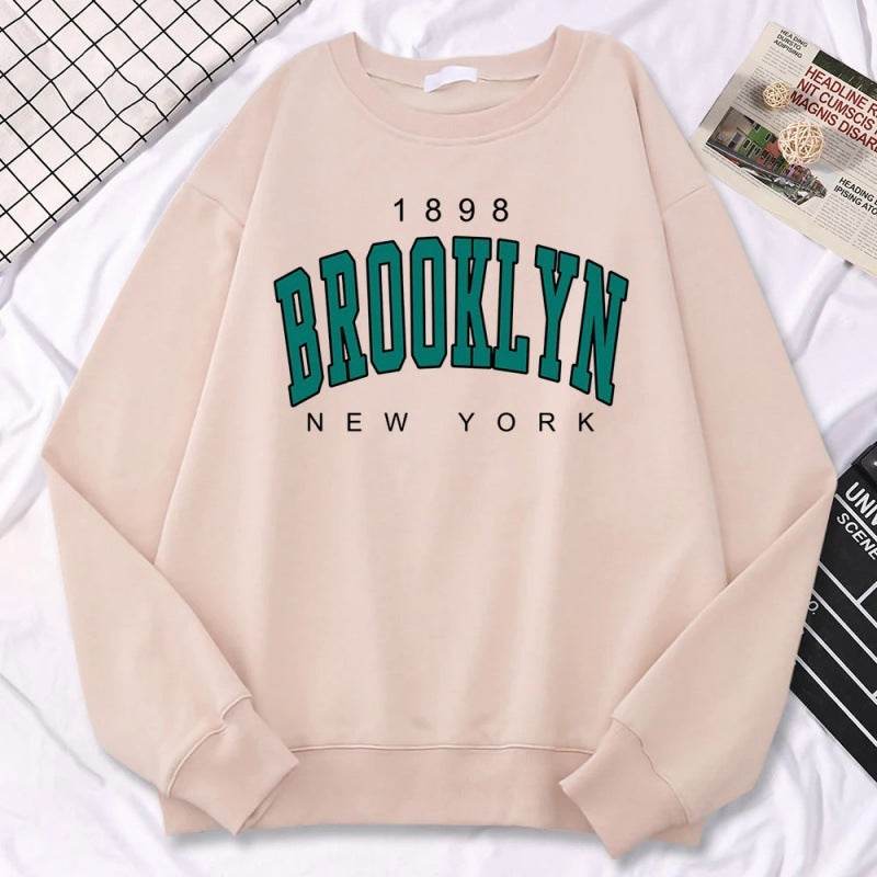 Autumn Kawaii Womens Sweatshirts 1898 Brooklyn - Velora