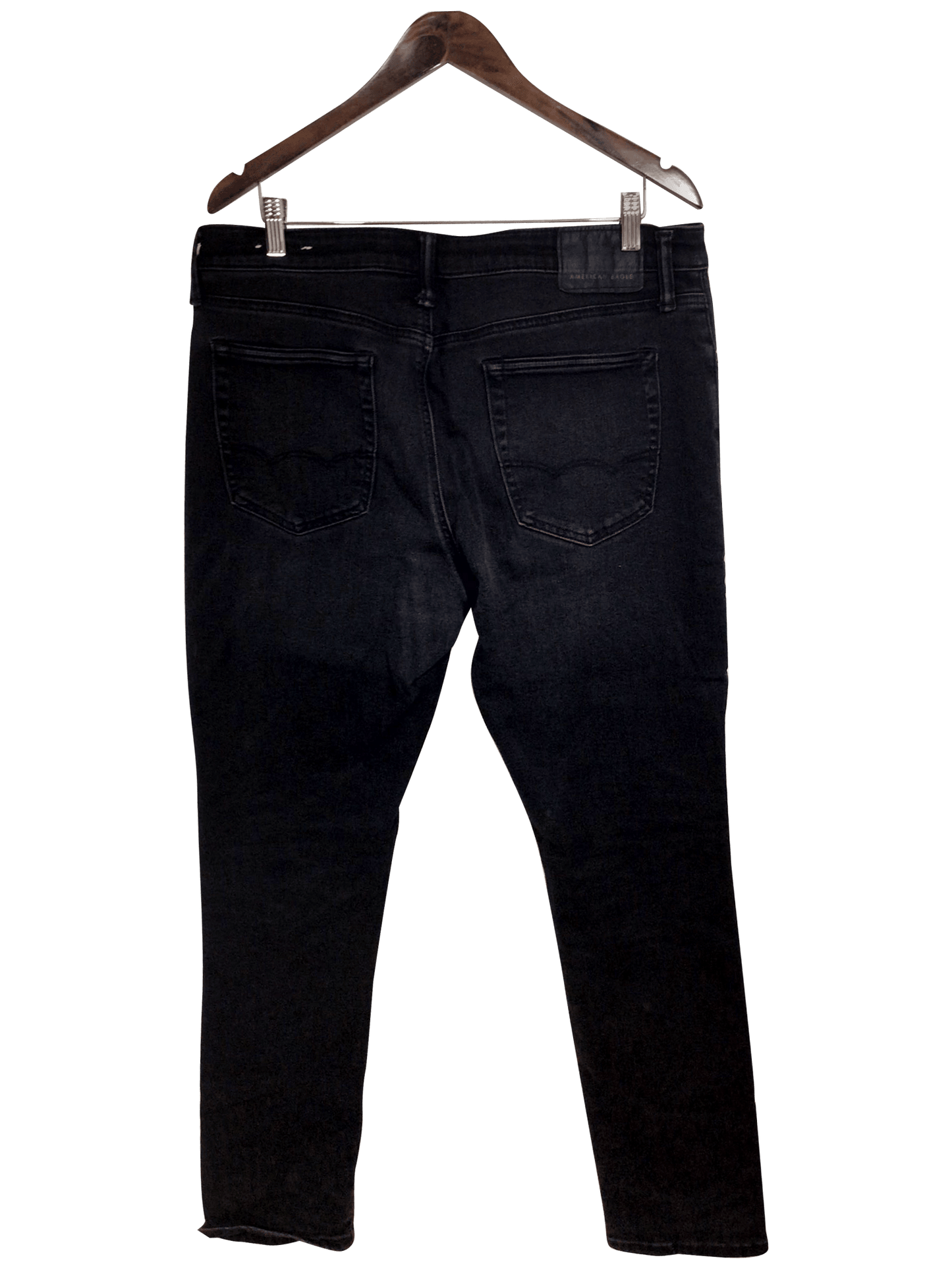 AMERICAN EAGLE Straight-legged Jeans Regular fit in Black - 36x32 - Velora