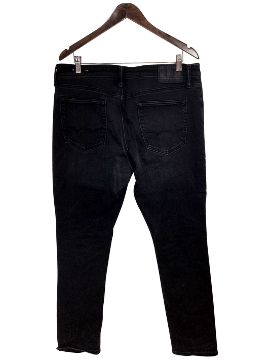 AMERICAN EAGLE Straight-legged Jeans Regular fit in Black - 36x32 - Velora