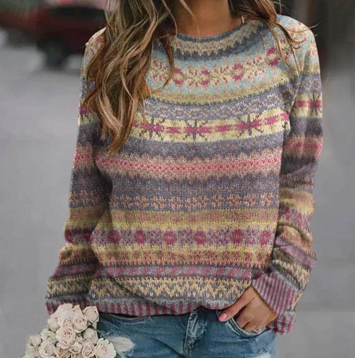 Digital Printed Women's Sweater - Velora