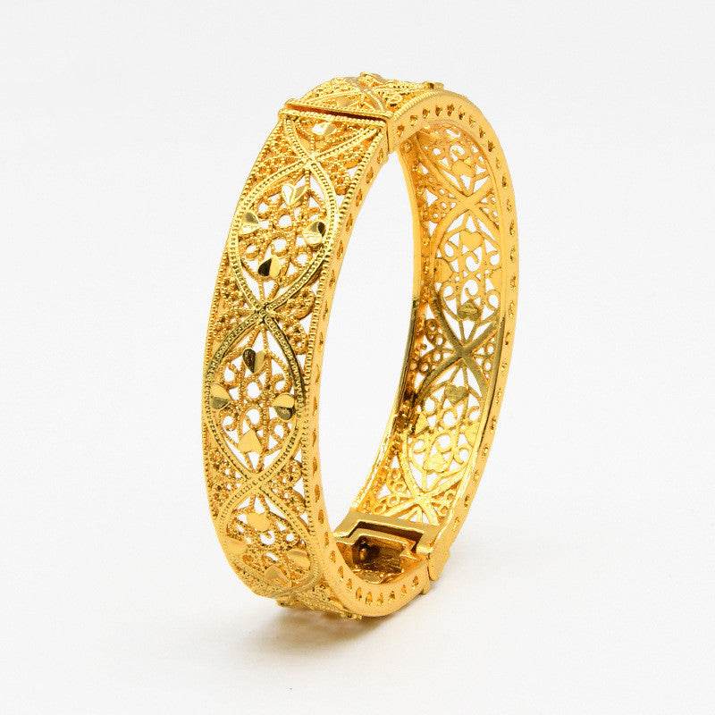 India Nigeria Women's Wedding Sand Gold Bracelet - Velora