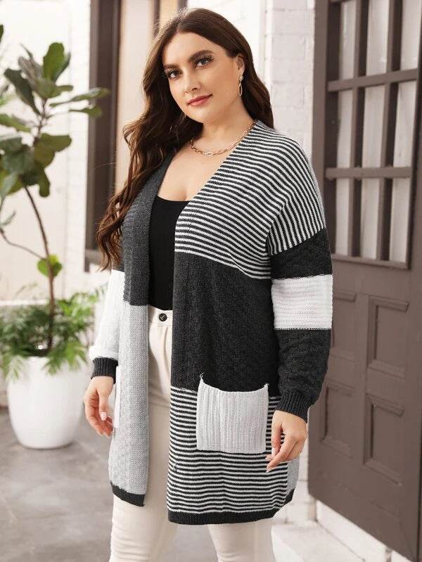 Large Women's Knitted Cardigan - Velora