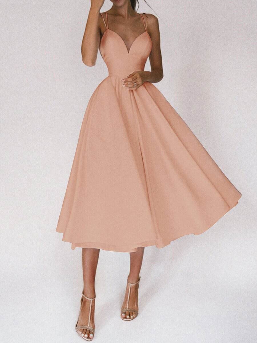 Sexy V-neck Suspender Dress Summer Fashion A-Line Long Dresses For Women - Velora
