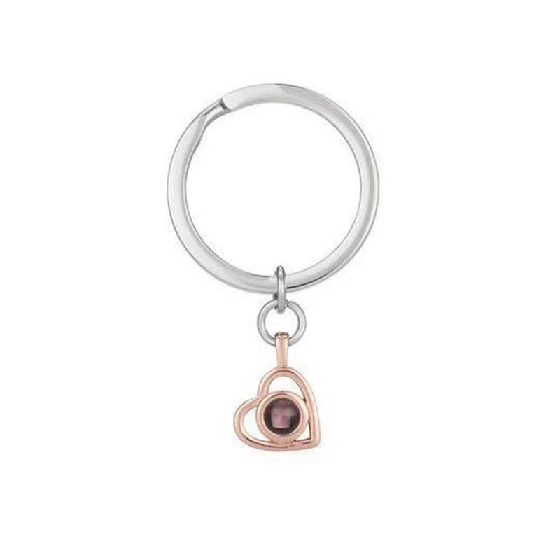 100 Languages I Love You Necklace Nano Projection Customized Color Pictures Photo Love Europe And America - Velora