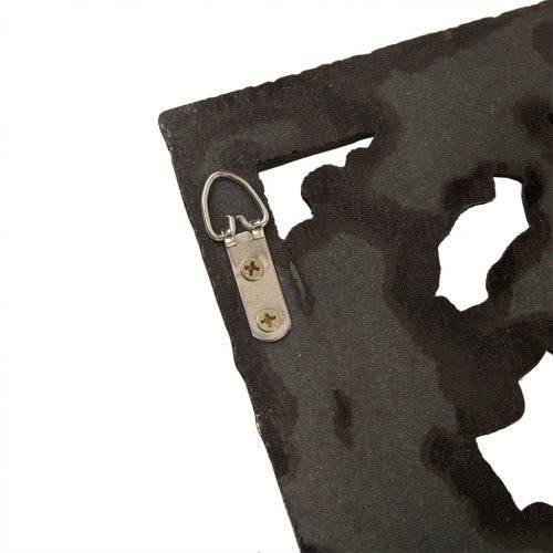 Distressed Carved Wood 2-piece Wall Decor Set - Velora
