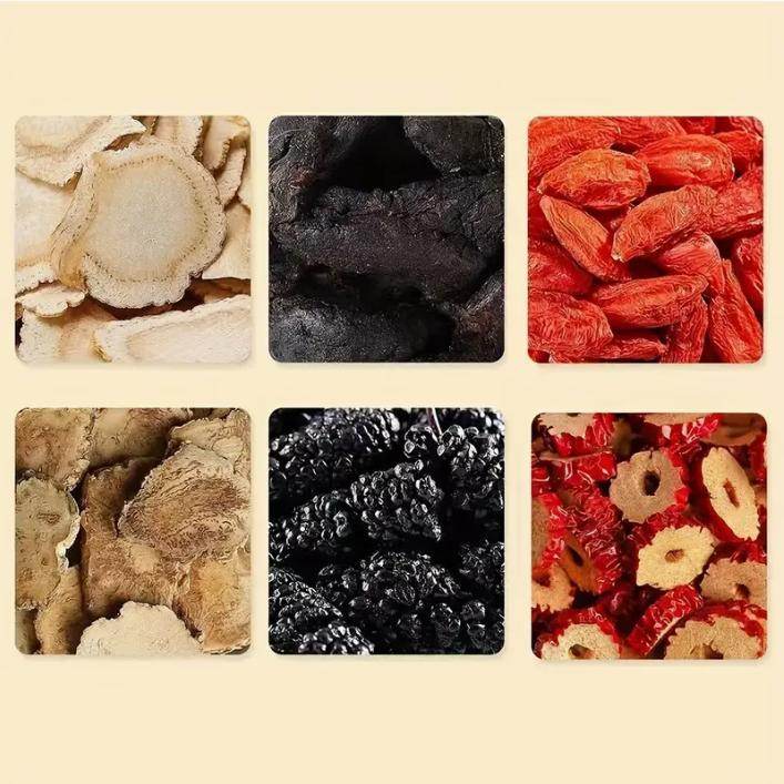 8.81 Oz Five Treasures Ginseng Tea - 250g, 50 Pieces, 5g - Velora