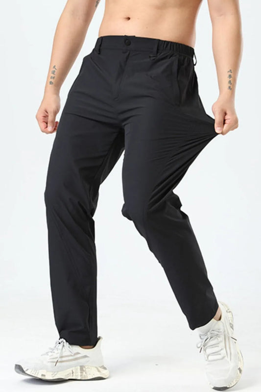 Men's Plus Size Casual Pocketed Pants - Velora