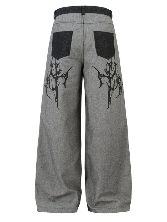 Men's Wide Leg Jeans - Velora