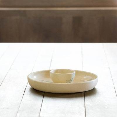 Handcrafted Ceramic Chip And Dip Bowl Stylish Serving Bowl For Parties Gatherings - Velora