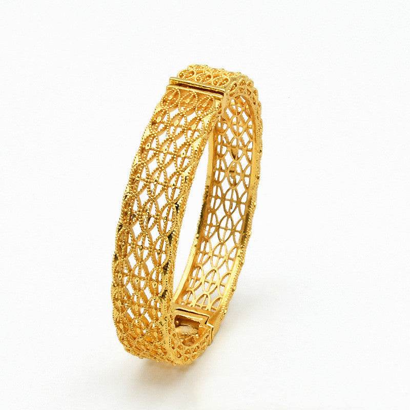 India Nigeria Women's Wedding Sand Gold Bracelet - Velora