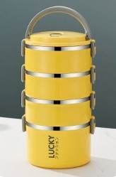 Sealed Multi Layered Thermal Stainless Steel Insulated Lunch box - Velora